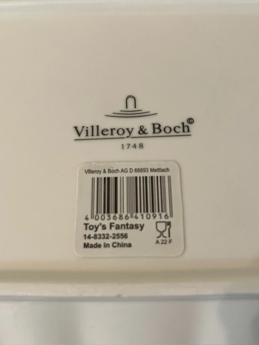 Villeroy & Boch pre owned